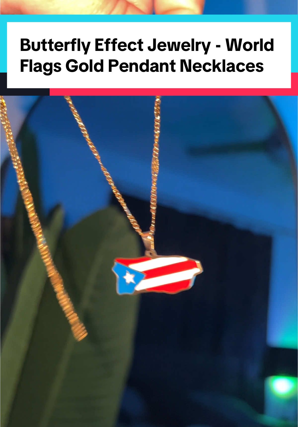 great way to show pride or spread awareness 🥰 #necklace #boricua #puertorico #nationalflag #fyp #flagnecklace #worldnecklace #CapCut #countrypride #Pride #ttshop #TikTokShop #treasurefinds #viral #foryou #goldnecklace #necklace #jewelry #goldjewelry 