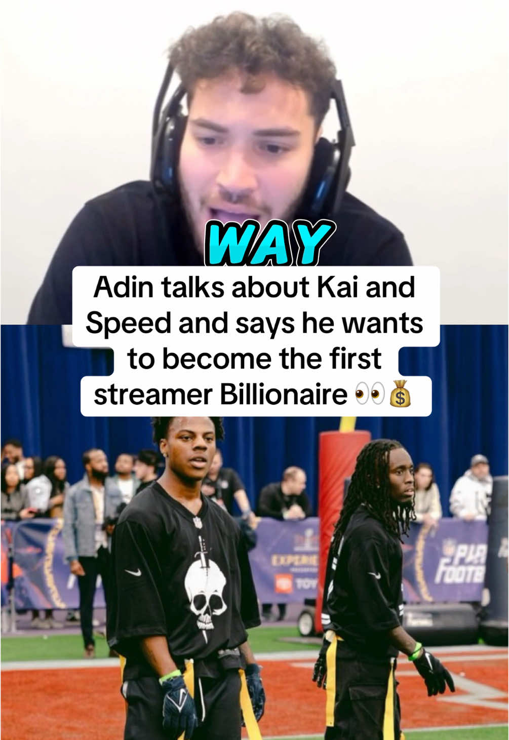 Adin talks about Kai and Speed and says he wants to become the first streamer Billionaire #adinross #adin #speed #ishowspeed #kaicenat #fyp @adin 