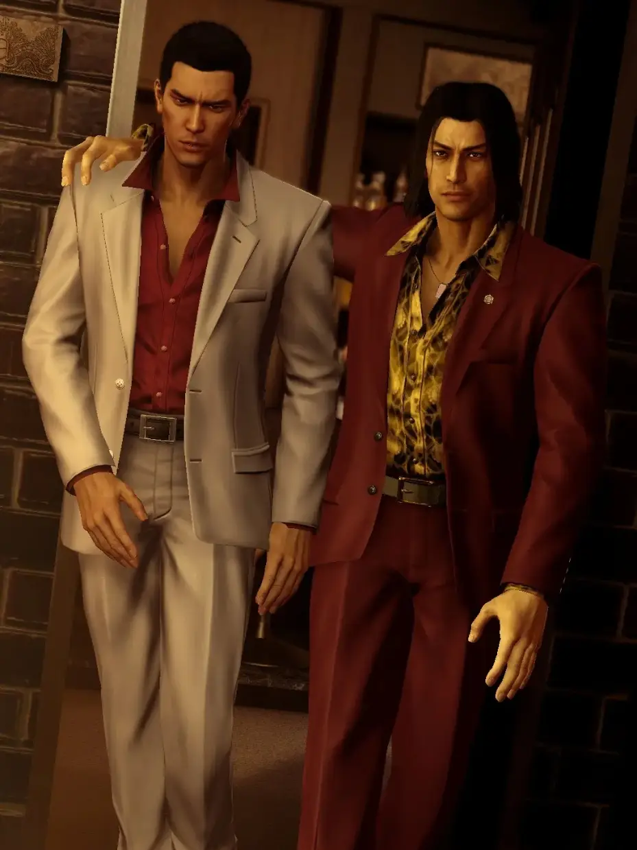 i miss them.. i loved their friendship.. the bond they had.  #kazumakiryu #akiranishikiyama #nishikiyamaakira #kiryukazuma #real #ryugagotoku #trend #viral #yakuza0 #likeadragon #foryou #fyp #fypツ 