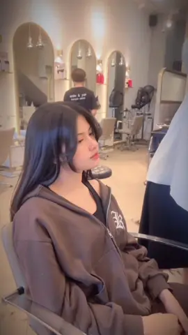 uhuyyyy rambut baru 😻 #basmalahgralind #basmalahku 
