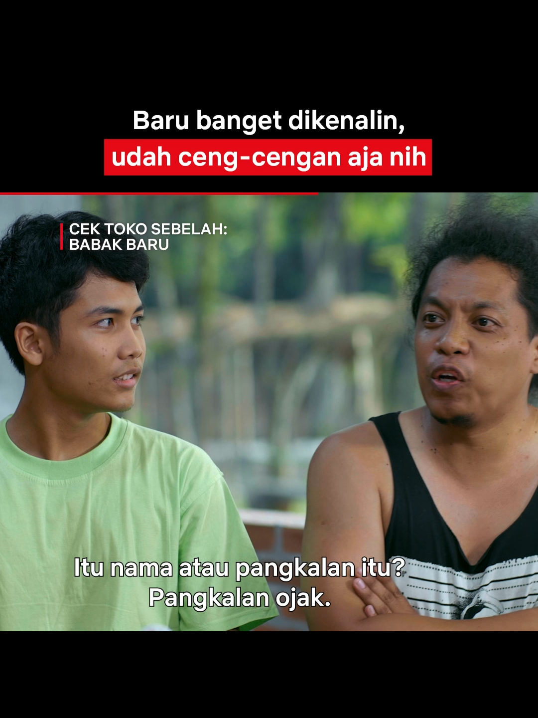 Bonding dengan cara saling roasting 🤣 #Netflix #CekTokoSebelahBabakBaru #BintangEmon #AdjisDoaIbu