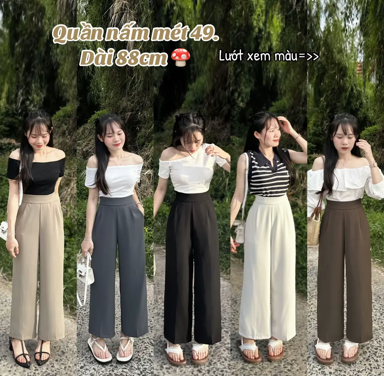 Quần dài có 88cm, k nhăn nè 🍄 #baohuyenstore #met5 #quannamlun #quantaynu 