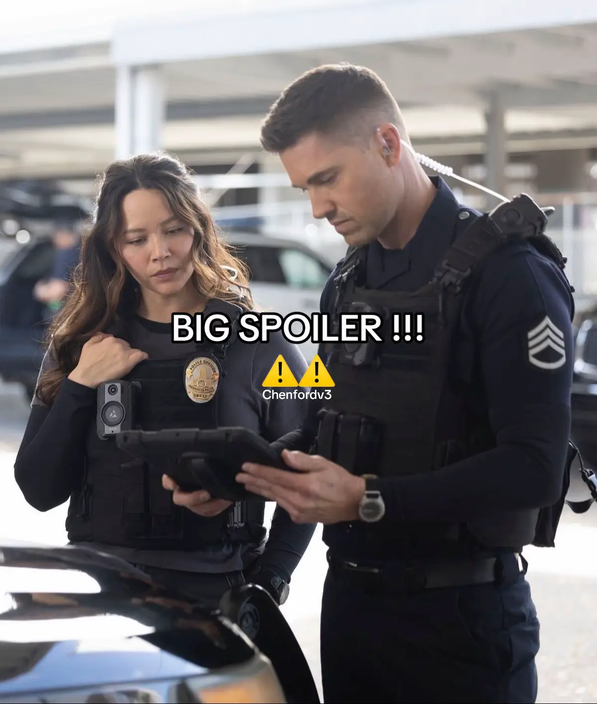 #fyp #foryourpage #chenford #therookie #bradford #chen #ericwinter #melissaoneil #grey #sergeant #lieutenant #viral 