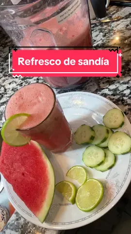#refresco #sandia #pepino #limon #rico #elsalvador #🇸🇻 #paratii 