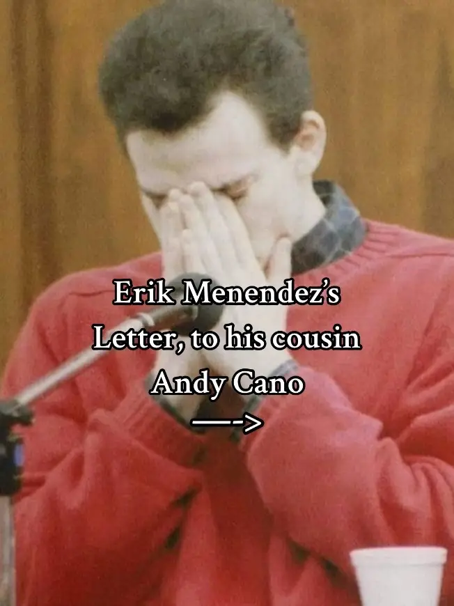 Here, is a letter the Erik Menendez wrote to his cousin Andy Cano, when he was 17 years old. this was written eight months before he and Lyle took the lives of their parents. This letter speaks about a lot of SA. The letter includes Erik saying he scared on telling anyone, especially his brother Lyle,  because of his father’s power. He mentions that he still being s*xually ab*sed. What makes me really sad in this letter is the Erik question if he’s a “whimpus” because he’s still allowing this to happen and not fighting back or telling anyone. He blames himself. And it’s never his fault and I wish he could see that. This is a very useful piece of evidence that was discovered in 2018 after the passing of Lyle & Eriks cousin, Andy, who Erik wrote the letter to. Marta Cano, Lyle & Eriks aunt, found the letter and gave it to Lyle and Eriks attorneys. This has been put through as a new piece of evidence with the habeas corpus appeal that was put through over a year ago. I really hope that people can see that there are multiple pieces of evidence that all links to their testimonies and claims. every claim the brothers made they had evidence & witnesses to back the claim, even physical evidence! This isn’t over yet. Justice for the Menendez Brothers!  Make sure to watch Menendez + Menudo boys betrayed!  #justiceforthemenendezbrothers #menendezbrothers #freethemenendezbrothers #foryou #foryoupage #erikmenendez #lylemenendez #fyp #viral #justice #truecrime #victim #justice #fypage #fy #menendez #menendezjustice #courttv #menudo 