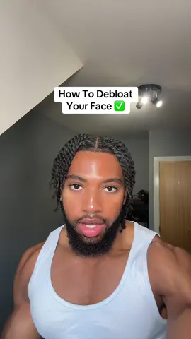 How To Debloat Your Face ✅ 1) Calorie Deficit. I use @Cal AI to track my calories 📲 2) Reduce Sodium Intake 3) Ice Face 4) 2-4L Of Water A Day  5) Increase Potassium Intake  #debloat #facefat #glowuptips #selfimprovementdaily #faceglow #bloatingtips 