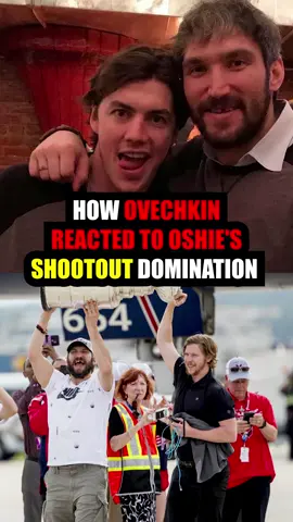 Ovechkin declared Oshie the shootout King in the coolest way 🥅 #NHL #hockey #podcast #newepisode #StanleyCup #shootout