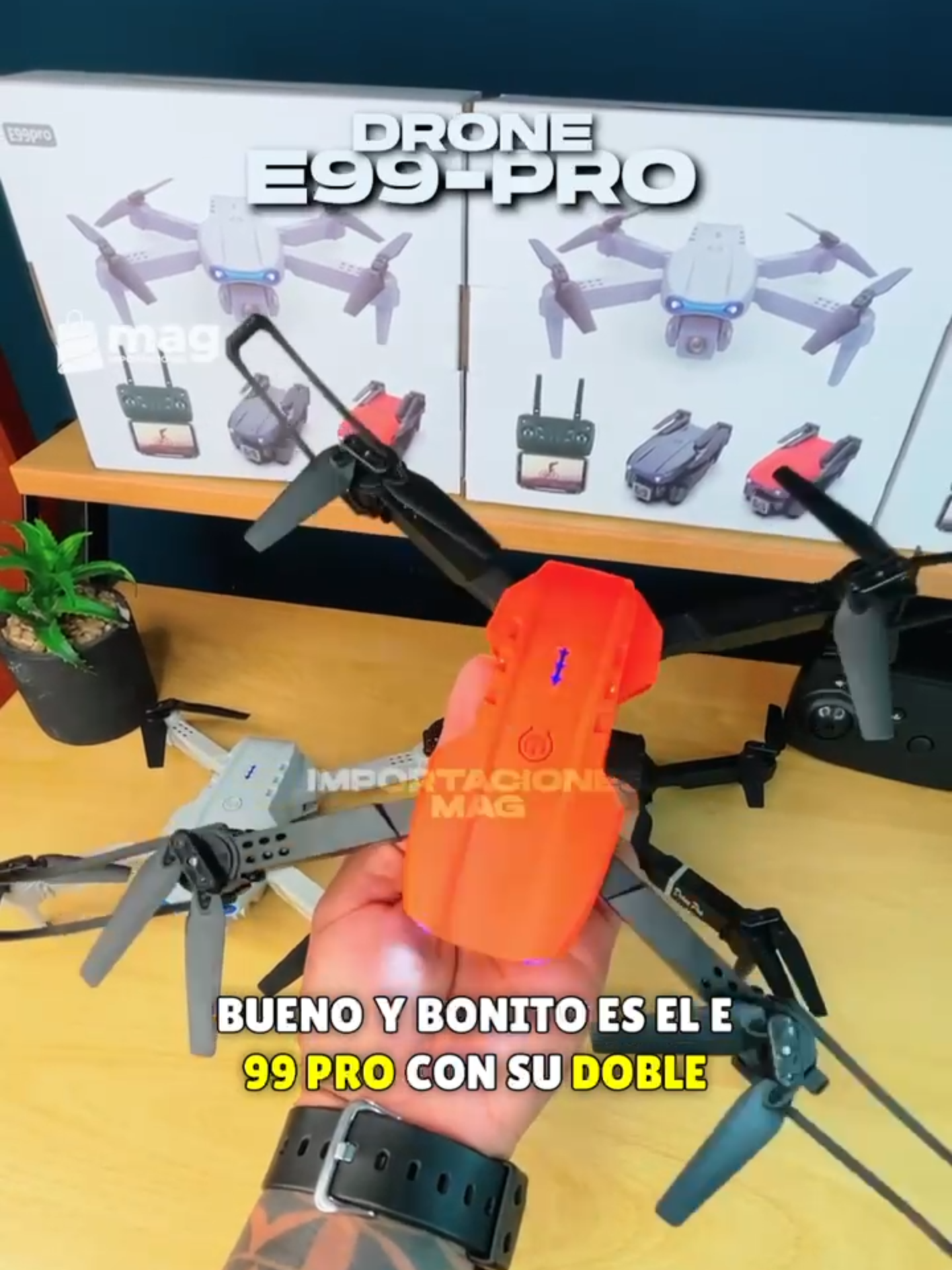 ¡Explora desde el cielo con el dron E99 Pro! 🚁✨ Captura imágenes impresionantes y videos en alta definición desde cualquier ángulo. ¡Domina el cielo y descubre nuevas perspectivas! #DronE99Pro #VistaAérea