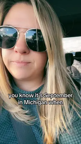 Time for the layers. Michigan peeps know.  #michigancheck #puremichigan #september 