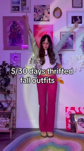 5/30 days thrifted fall outfits 🍂 #fallfashion #falloutfits #fallstyle #thriftedfashion #style 