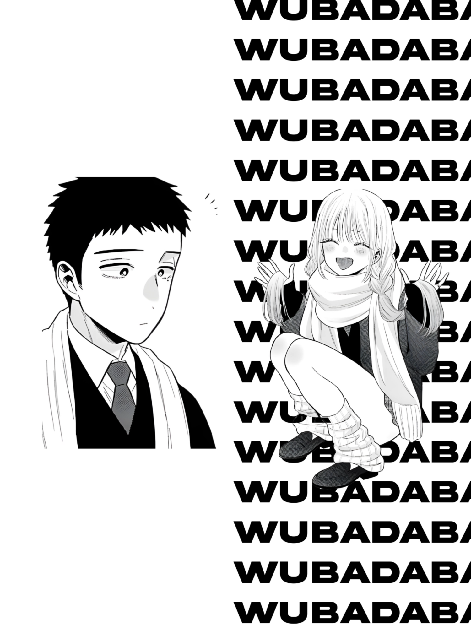 wubadubaduba :3 Literally me and her. #wubadadaba #anime #edit #cute #kawaii #mydressupdarling #gojo #marin #kitagawamarin #animeedit #viral #fyp #foryou #foryoupage