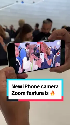 This new iPhone camera feature is a real game changer… being able to zoom by simply swiping your finger along the top side of the iPhone is an amazing addition to the new 4k 120fps camera. #apple #camera #iphone16promax 