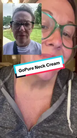 My favorite beauty product that I never go without. #creatorsearchinsights #neckcream #necktightening #gopure #turkeyneck #review 