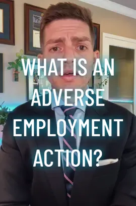 ⚖️ An Adverse Employment Action is Requires for a Claim of Discrimination or Retaliation. 💵 In the context of a case, this requires a negative financial effect. 1️⃣Terminatiom of Employment 2️⃣ Demotion with Less Pay #EmploymentLaw #AttorneyKaplan #Discrimination #Retaliation #lawyersoftiktok #Workplace #Lawyer #Law #Career #FYP #HR #WorkplaceProblems #Career #EmployeeRights 