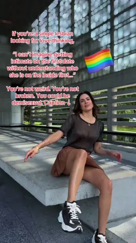 If you are a single lesbo that hates dating, you could be demisexual 👇 Here’s what might be going through your mind: 💬 “Why does it feel so transactional to swipe on dating apps nowadays? I’m not a hook-up girly.” 🤢 “The thought of a one-night stand without really knowing someone makes me feel nauseous.” 👀 “Why spend hours swiping based on looks when connection is what counts?” 🕯️ “It’s tiring having to explain why I need to really know someone before things get physical. Where’s the slow burn?” 🤲 “Swipe culture feels so shallow. I wish there were more ways to connect on values and interests right from the start.” If you kept answering, “Yes, that’s me,” you might be demisexual too. 🌈 This means you only experience sexual attraction after forming a strong emotional connection. 🔍 Tired of the superficial swipe culture? My premiere lesbian dating platform is different. It values deep connections and monogamy, and it’s built for those who… ✔️long for their forever partner ✔️desire deep connection ✔️value monogamy 👭 Whether you’re a demi lesbian, bi, queer, or just fed up with the mainstream dating scene, you’ll fit right in. 💬 Comment or DM “Match Me” to join a dating platform made by one of us, for us…me! Not everyone is demi inside, but so many of us are. You are NOT alone. I want to help you match with “The One!” #Demisexual #QueerDating #DeepConnection #LesbianLove #LoveIsLove #WLW #wlwDating #SlowBurnLove #QueerLove #Monogamy #Lesbian #SapphicMemes  #CapCut 