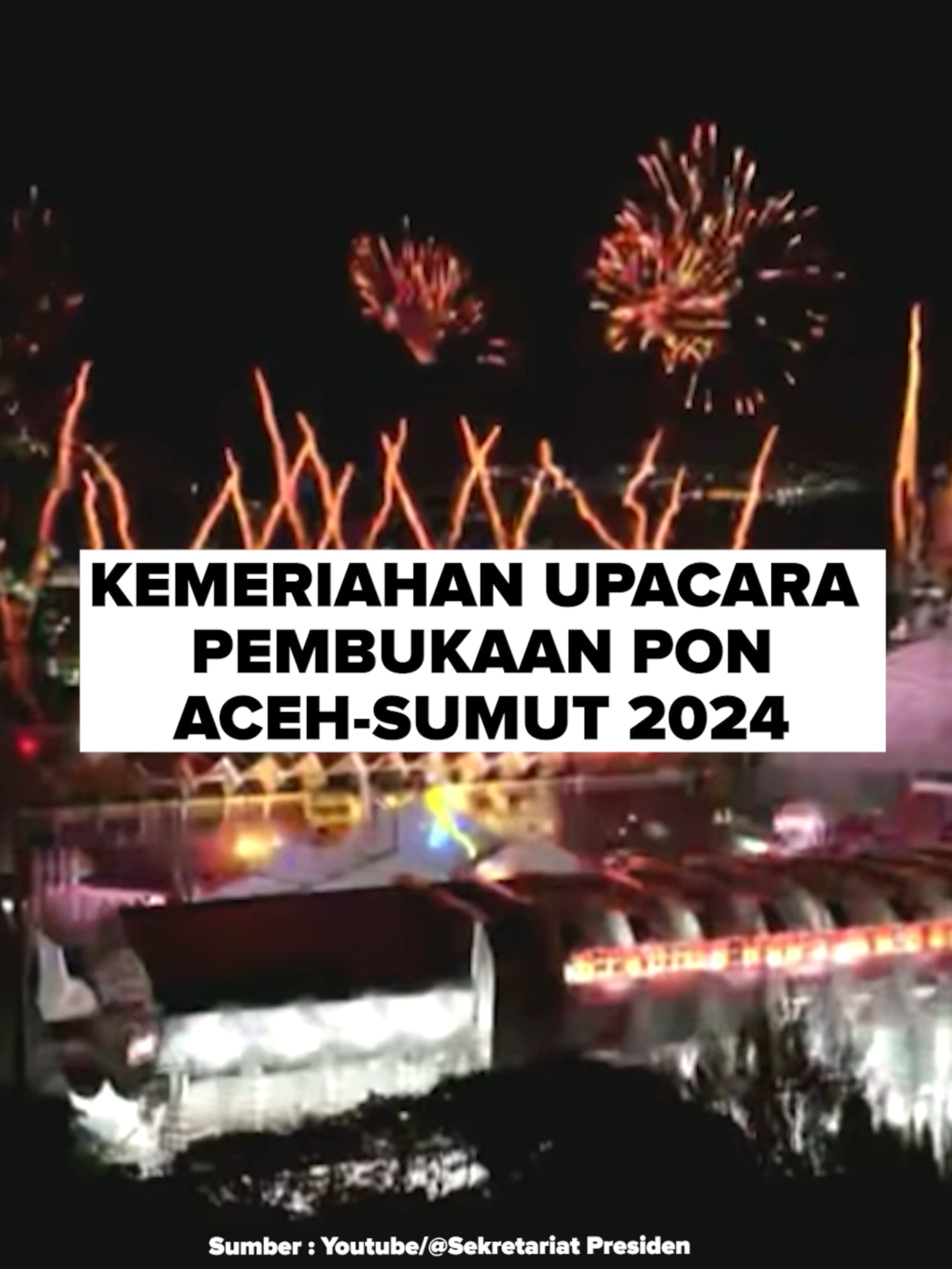 Pekan Olahraga Nasional (PON) XXI Aceh-Sumatera Utara (Sumut) 2024 resmi dibuka pada Senin (9/9/2024). Seremonial ini sekaligus bertepatan dengan peringatan Hari Olahraga Nasional (Haornas) 2024. PON Aceh-Sumut 2024 dibuka langsung presiden Joko 