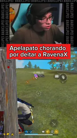 Apelapato chorando por deitar a RavenaX. #freefire #apelapato 