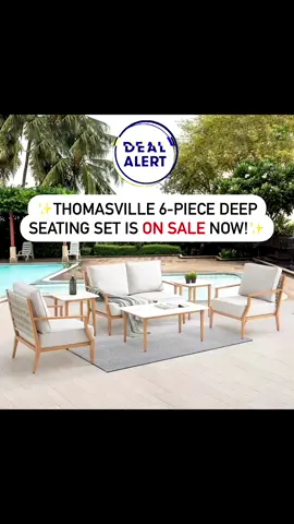 🚨 MAJOR PATIO SALE ALERT🚨 🔥This @Thomasville 6-piece Deep Seating Patio Set is on sale for $800 off now only $1699.99!  📍Available only on Costco.com! Promo deal ends Friday 9/13! 😍Features:  * 1 Loveseat, 2 Chairs, 1 Coffee Table and Two End Tables * Hand-woven, All-weather Resin Wicker * Rust-resistant aluminum frames has the appearance of wood * Thick cushions covered in Sunbrella Fabric 🛒Upgrade your patio set now with this huge limited time sale!! 👉Tap the link in our bio or in our stories for a direct link to buy now on Costco.com! @Costco Wholesale  #thomasville #costcodeals #costco #patio #outdoorfurniture