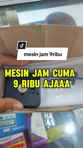 Mesin jam dinding cuma 9ribuan ajaaa gratis ongkir kalo chekout sekarang!! gasss #mesinjam #mesinjamdinding #mesinjamquartz #jamdinding 