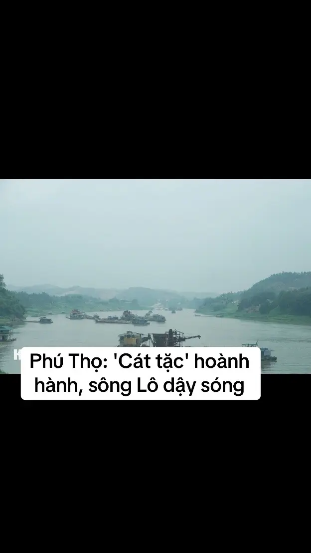 Hơn chục năm qua, sông Lô đoạn chạy qua địa phận tỉnh Phú Thọ luôn trong tình trạng “bất ổn” bởi nạn khai thác cát. Đê nứt, hàng trăm ha đất bãi bị sạt lở, ô nhiễm môi trường, nhiều công trình bị dòng nước cuốn trôi..., đó là những hệ lụy nhãn tiền. Sông Lô là phụ lưu cấp 1 ở tả ngạn của sông Hồng, chảy qua các tỉnh Hà Giang, Tuyên Quang, Phú Thọ và Vĩnh Phúc. Đây là 1 trong 5 con sông dài nhất ở miền Bắc. Theo tìm hiểu của Phóng viên, đoạn dài 156 km từ ngã ba Bạch Hạc đến cảng Tuyên Quang, tỉnh Tuyên Quang được đánh giá có trữ lượng cát xây dựng dồi dào, trong khi đó tốc độ nước chảy vừa phải thuận lợi cho các loại tàu thuyền có tải trọng 100 đến 150 tấn vận tải có thể hoạt động được cả hai mùa. Từ thực tế đó, hơn chục năm qua, sông Lô trở thành mảnh đất “vàng” cho các doanh nghiệp khai thác cát được cơ quan chức năng cấp phép mà còn luôn bị các đối tượng “cát tặc” dòm ngó. Đáng báo động hơn, sông Lô đoạn chảy qua địa bàn tỉnh Phú Thọ luôn trong tình trạng “bất ổn” bởi nạn khai thác cát. Đê nứt, hàng trăm héc ta đất bãi bị sạt lở, cùng nhiều công trình có thể bị dòng nước cuốn trôi bất cứ lúc nào… Theo số liệu mà Phóng viên có được trên tuyến sông Lô thuộc địa bàn tỉnh Phú Thọ, hiện cơ quan chức năng cấp phép cho 7 doanh nghiệp khai thác cát sỏi, 3 doanh nghiệp thăm dò. Thế nhưng, không phải doanh nghiệp nào cũng thực hiện nghiêm chỉnh theo quyết định mà các cơ quan chức năng cấp phép. Nhiều đơn vị lợi dụng khai thác vượt ranh giới, độ sâu, trữ lượng... Có mặt tại địa bàn xã Bình Bộ (huyện Phù Ninh, tỉnh Phú Thọ), chúng tôi thấy hàng chục tàu cẩu dây văng và gầu quăng đang khai thác cách bờ đê chưa đầy chục mét. Thậm chí, nhiều tàu cuốc còn vào tận sát chân bãi bồi để hút cát. Tại đây xuất hiện hàng chục vết nứt sâu 5 – 10 m, kéo dài hàng chục mét. Ngoài việc khai thác quá gần bờ, không đảm bảo khoảng cách thì doanh nghiệp này còn không thực hiện cắm mốc, biển báo, neo phao theo quy định. Theo thông tin Phóng viên nắm được thì số tàu nói trên của Công ty Tự Lập. Cách đó không xa là hai chiếc tàu cuốc, tàu cẩu dây văng đang hoạt động hết công suất. Cả hai chiếc tàu này đều khai thác cách đất bãi của người dân xã Bình Bộ chưa đầy chục mét. Ngay sát đầu tầu cuốc hàng trăm mét đất bãi của người dân đã trôi theo dòng nước. Theo phản ánh của người dân, hai tàu này của Công ty Phương Hướng.  #phutho #cattac #xuhuong 