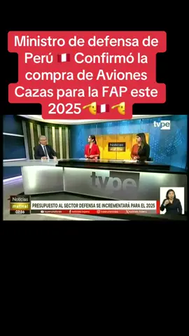 ministro de Defensa del Peru confirma compra de aviones caza F16 Block 70 Para la FAP este 2025 🇵🇪🫡🇵🇪🫡