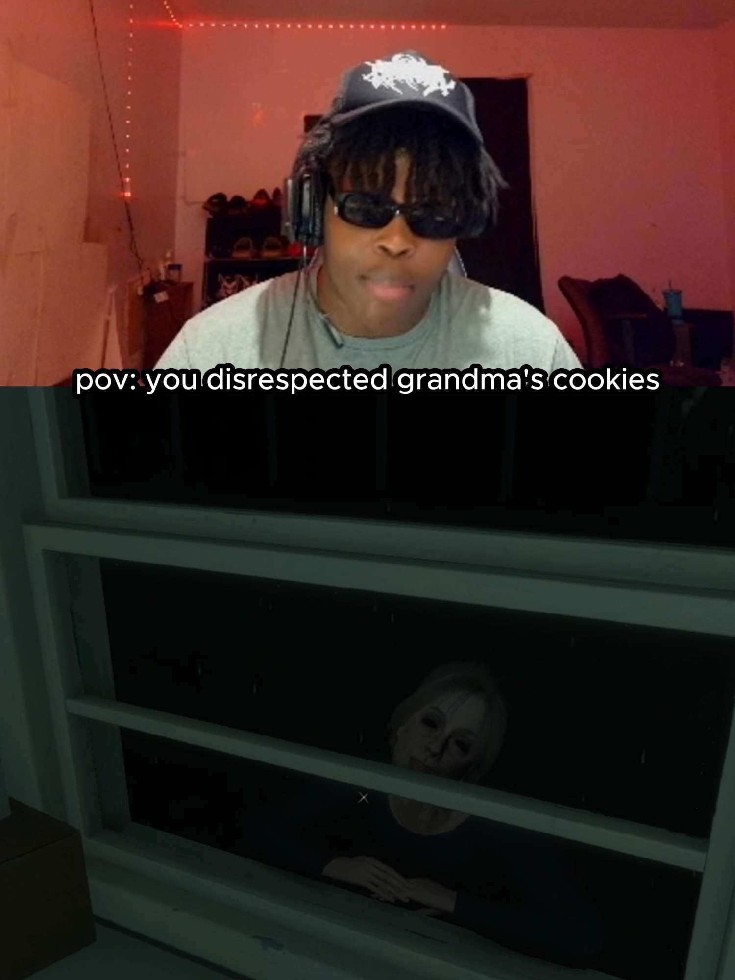 grandma tripping out bro 😂 (Twitch/YT: HeyyVance) #themortuaryassistant #scarygames #grandma #funny #viral #fypage