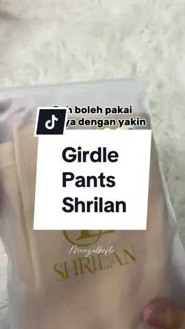 Best girdle pants ni sebab dia cover bhgian perut sampai ke paha.. mmg tutup abis lah lemak tepu tu😂😂Lepas ni dah boleh pakai kebaya dengan yakin👍👍#girdlepants #girdle #girdleshrilan #girdlebodyshaper #girdlemurah 