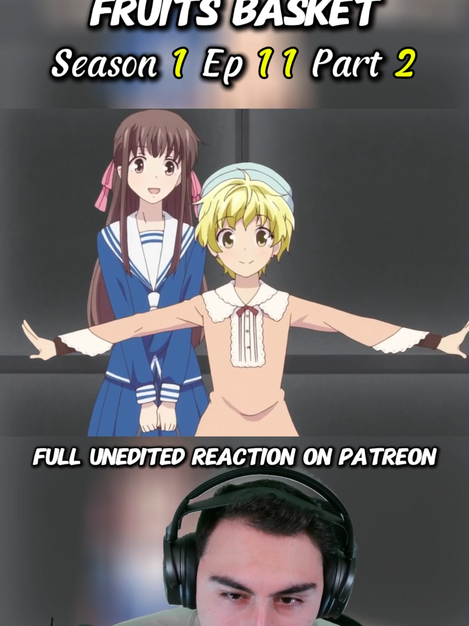 Anime: Fruits Basket (Full Unedited Version on Patreon) #fruitsbasket #fruitsbasketanime #fruitsbasketseason1 #sliceoflifeanime #anime #romanceanime #comedyanime #tohru #opticreacts