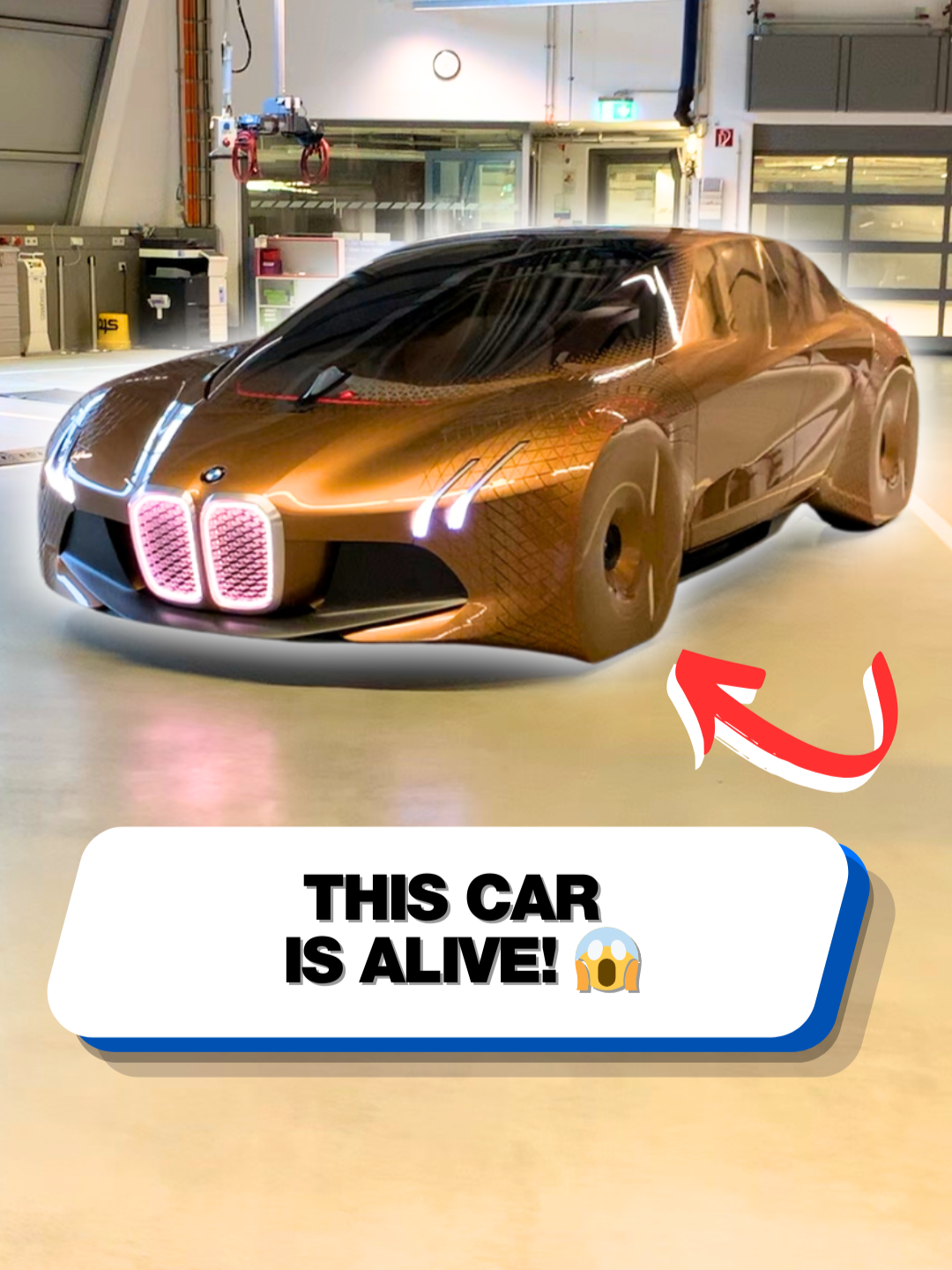 Why is this car breathing...? 😳 #bmw #concept #conceptcar #futuretech #future #cartok #weird #supercar #cyberpunk #luxurycars #mindblown #tech #techtok #supercarblondie