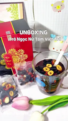 Unboxing trà Ngọc Nữ Tâm Việt Trà #xuhuongtiktok #unboxing #tamviettra #trangocnu #dieuhoakinhnguyet #lamamtucung 