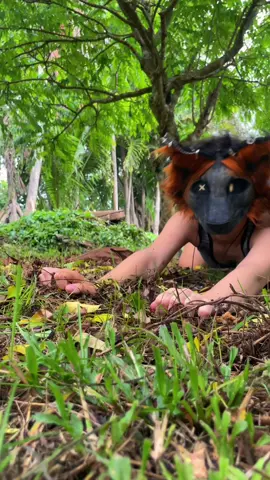Fox on the prowl 🐾 #therian #fox #quadrobics #foxtherian #fyp #foryou fake body