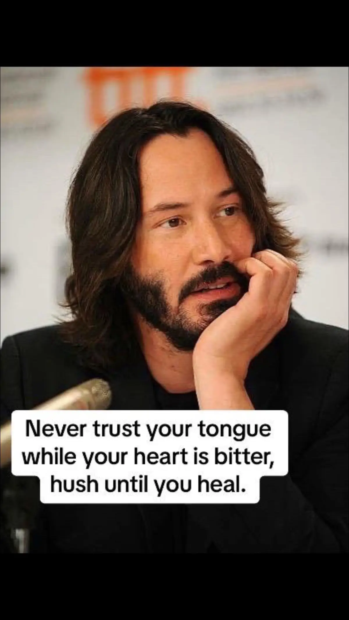 Never trust your tongue while your heart is bitter, hush until you heal. #foryoulm #london07_10 #london07_10#foryoupage #fyp #london #usa #allworldtiktok #likes #followers #fyp #fanlove #people #keanureevesfan #keanureevesmovies #foryou