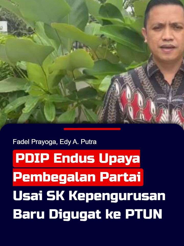 Ketua DPP PDI Perjuangan atau PDIP Ronny Talapessy mengendus upaya pembegalan partai oleh segelintir orang. Hal itu terlihat setelah Surat Keputusan (SK) kepengurusan yang baru digugat ke Pengadilan Tata Usaha Negara (PTUN) Jakarta. Sahabat KompasTV juga bisa memperoleh informasi terkini melalui website: www.kompas.tv #ronnytalapessy #pdip #pdiperjuangan #begalpartai #penguruspdip #ptun
