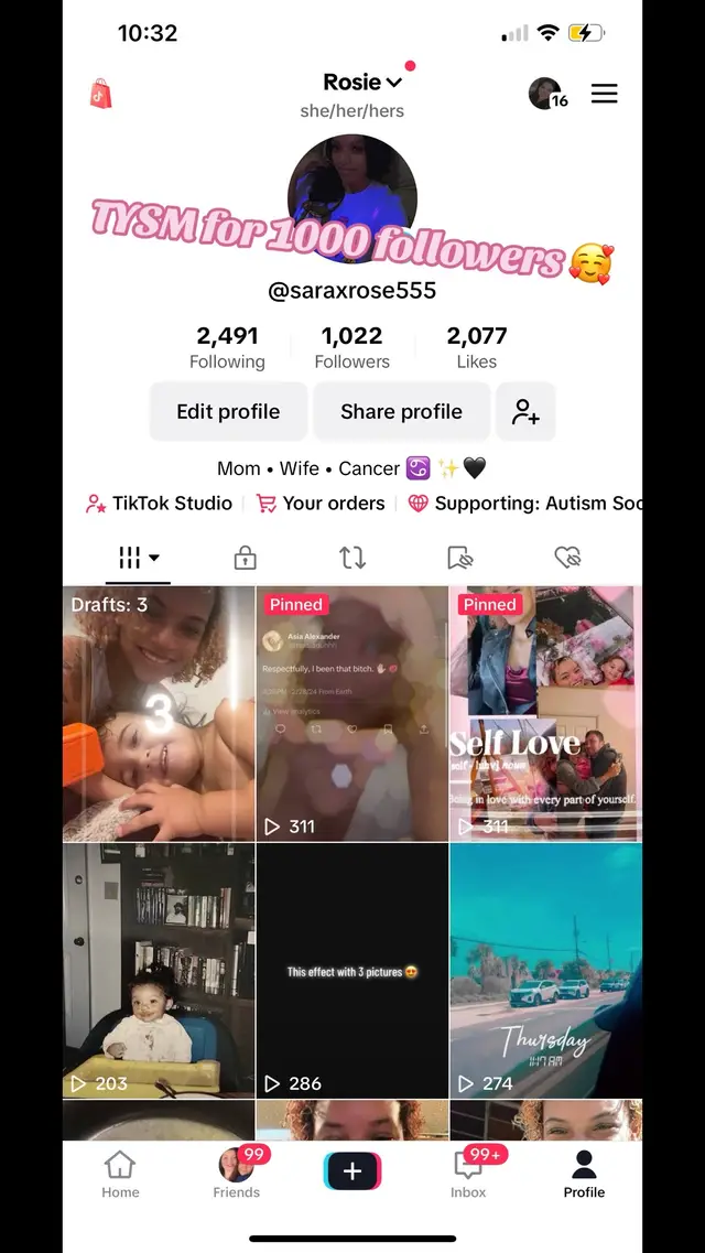 Yayy I finally reached my first goal of 1000 followers! Tysm 🫶🏽 #fyp #roadto10k #followerstiktok 