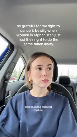 this isn’t a freedom that i take for granted. new laws introduced by the taliban in afghanistan prohibit women from dancing or singing out loud. i will always stand alongside those who fight for women’s right to live life happily & freely. #womanlifefreedom #endgenderapartheid #afghanistan 