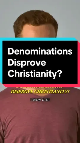 Does the existence of denominations prove that Christianity is false?  - Full episode available on the InspiringPhilosophy podcast 🔗 in bio #church #christian #podcast #inspiringphilosophy #religion #sociology #christiantiktok #churchtiktok #podcasttiktok  