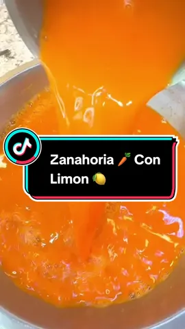 Saludable Jugo de Zanahoria 🥕 Con Limón 🍋 #parati #vira #jugos #jugosnaturales #jugosnaturales💯 #jugo #natural #pielbonita #pielsana #zanahoria #jugodezanahoria 