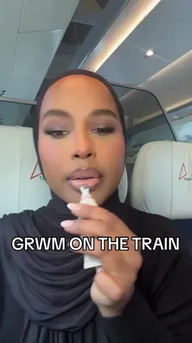 grwm on the train! This is alot harder than it looks😅😅