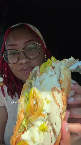 I saw @kalese🍔 eating  subway and I hed to get it ASAP 😋 I haven’t had @Subway in years. I had pepperoncini peppers and forgot to use them. Messy Mukbang 😭 #subway #sub #coldcut #submukbang #fyp #mukbang #asmr #messymukbang 