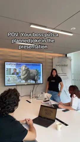 sheep happens 🧡🌿🐑 #movetonatural #icebreaker #merinowool #corporatehumor #funny #fyp #kamalaharris 