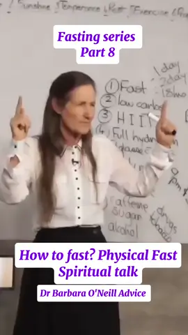 Fasting series part 8 | How to fast? spiritual talk by Dr Barbara O'Neill Advice  #barbaraoneill #health #holistichealth #fast #fasting 
