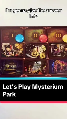 Let’s Play Mysterium Park! Can you solve a crime? #boardgames #game #boardgametok #gamer 