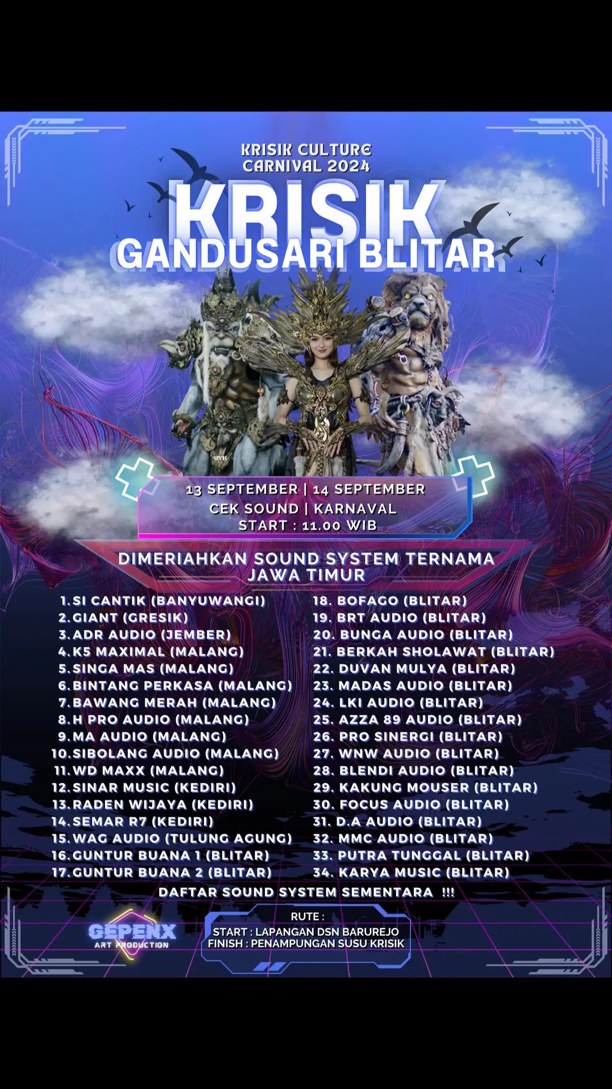 UPDATE Daftar sementara masih bisa bertambah dan berubah @Sicantik.audioBanyuwangi @ADR AUDIO @K5 Maximal Audio @SINAR MUSIC  OFFICIAL @BP Audio Official @HPRO AUDIO Official @SEMAR R7 @WAG AUDIO TULUNGAGUNG @BRTaudio Officiall @Bofago audio  #soundsystemjawatimur #horegjawatimur #blitar24jam 