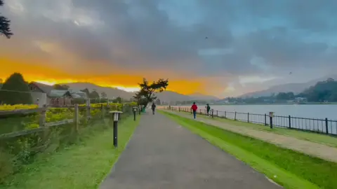 Gregory Park, Nuwara Eliya 🍀 #nuwaraeliya #sunset #gregorypark #srilanka 