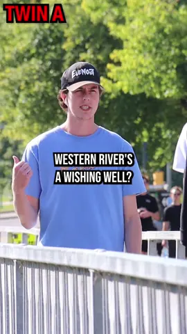 Wishing Well Twins Prank 🤯💀 #twins #confused #prank #dejavu #westernuniversity #londonontariocanada 