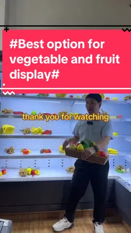 Vegetables and fruit display chiller for supermarket and minimart #fruitshowcase #openfridge #supermarketfridge #vegetableshowcase