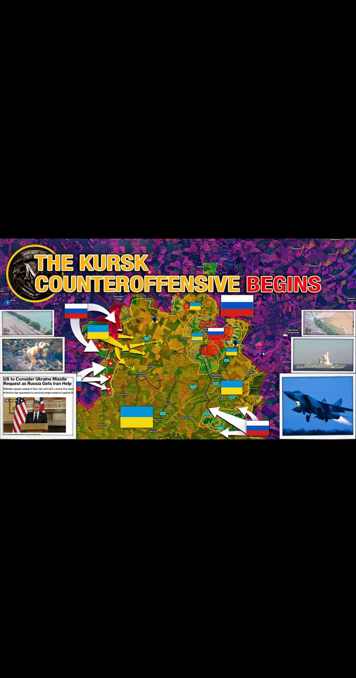 * The Russian Armed Forces carried out a lightning counterattack in the Kursk direction, effectively breaking through the western flank of the Ukrainian Armed Forces' defense. In several days of fighting, the Russians regained control over more than 10 villages. The offensive continues.  * Meanwhile, the Ukrainians are waiting for permission from the United States and the United Kingdom to allow strikes deep into Russian territory. #russia #war #ukraine #usa #uk #germany #france #military #Army #Kursk  