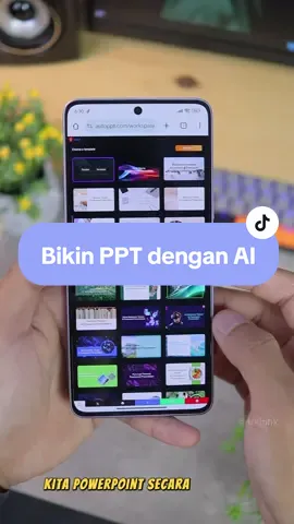 Bikin PPT dengan AI 🤩 #fyp #rizkinhk #autoppt 