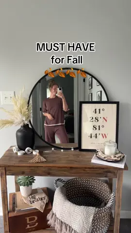 I cannot wait for Fall🍂🎃 #fyp #foryou #foryoupage #TikTokShop #tiktokshopfind #outfit #outfits #OOTD #outfitideas #falloutfits #fallout #fall #musthaves #musthave #viral #twopieceset #motherhood #momtok #autumn #fallvibes #honestreview #favorite #youneedthis #loungewear #loungeset #fashion #twopieceoutfit #sahm
