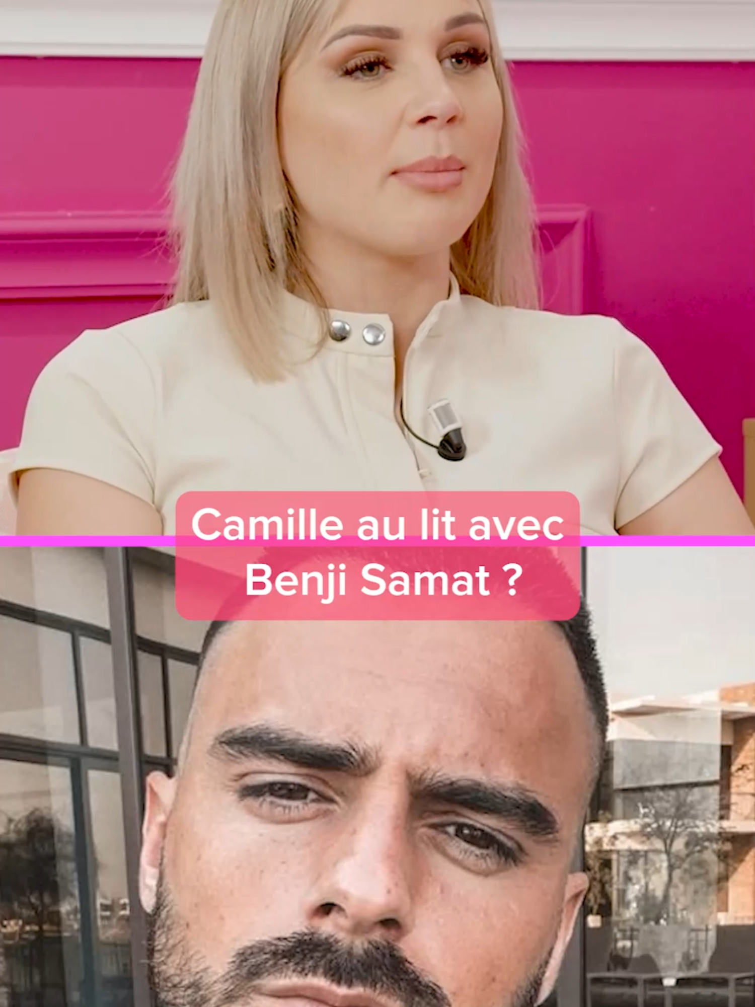 Benjamin Samat est un bon coup ? 😏 #samzirah #camillefroment #benjaminsamat #interview